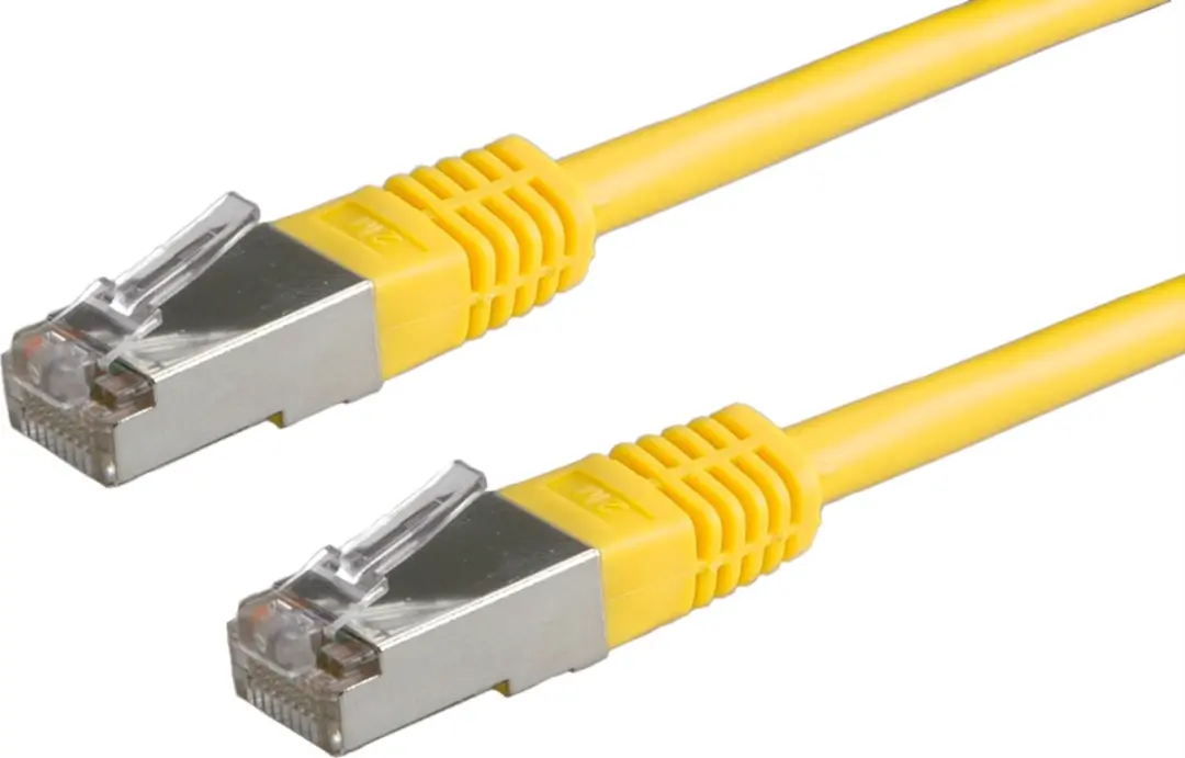Roline Patchkabel Cat.5e FTP Geel 1m