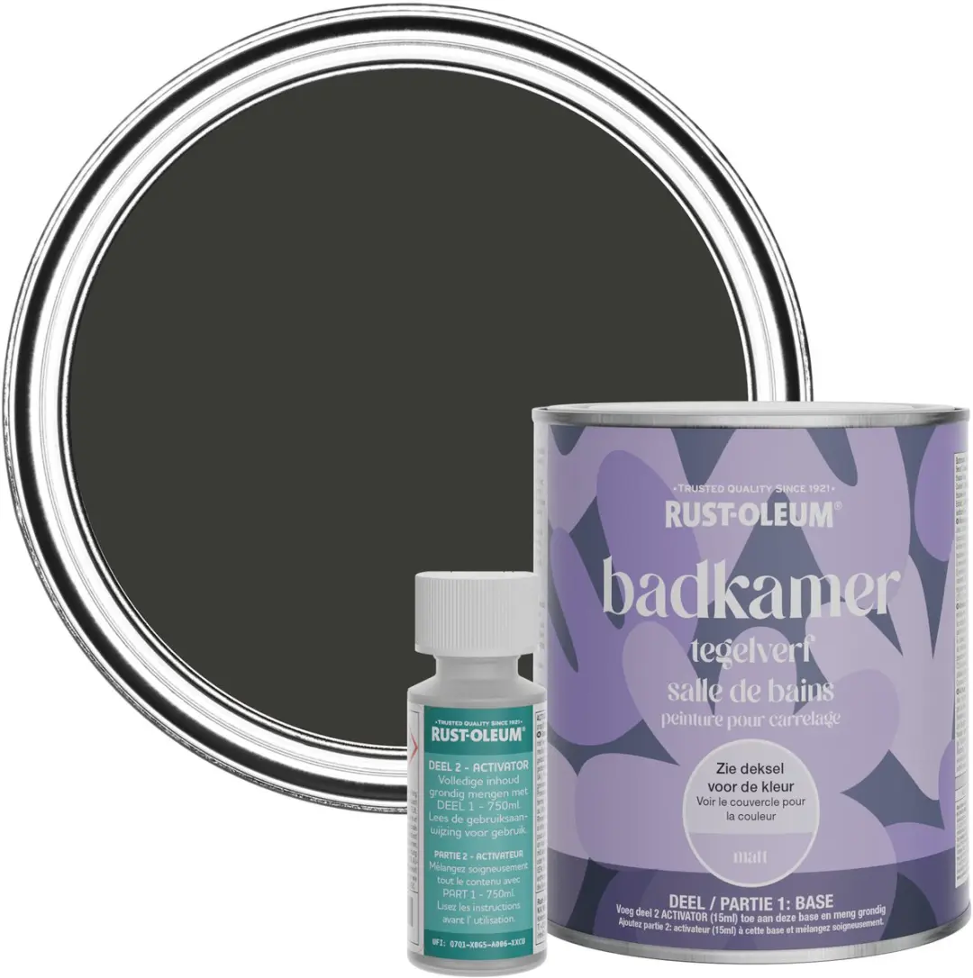 Rust-Oleum Badkamertegelverf Mat Mysterie 750ml