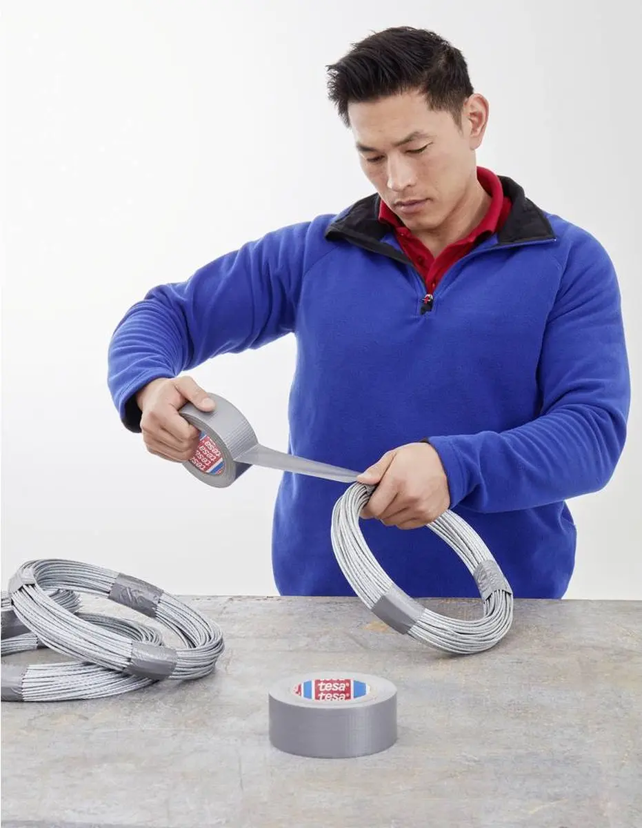 Tesa Ducttape 04610 - Zilver - 50mm x 50m