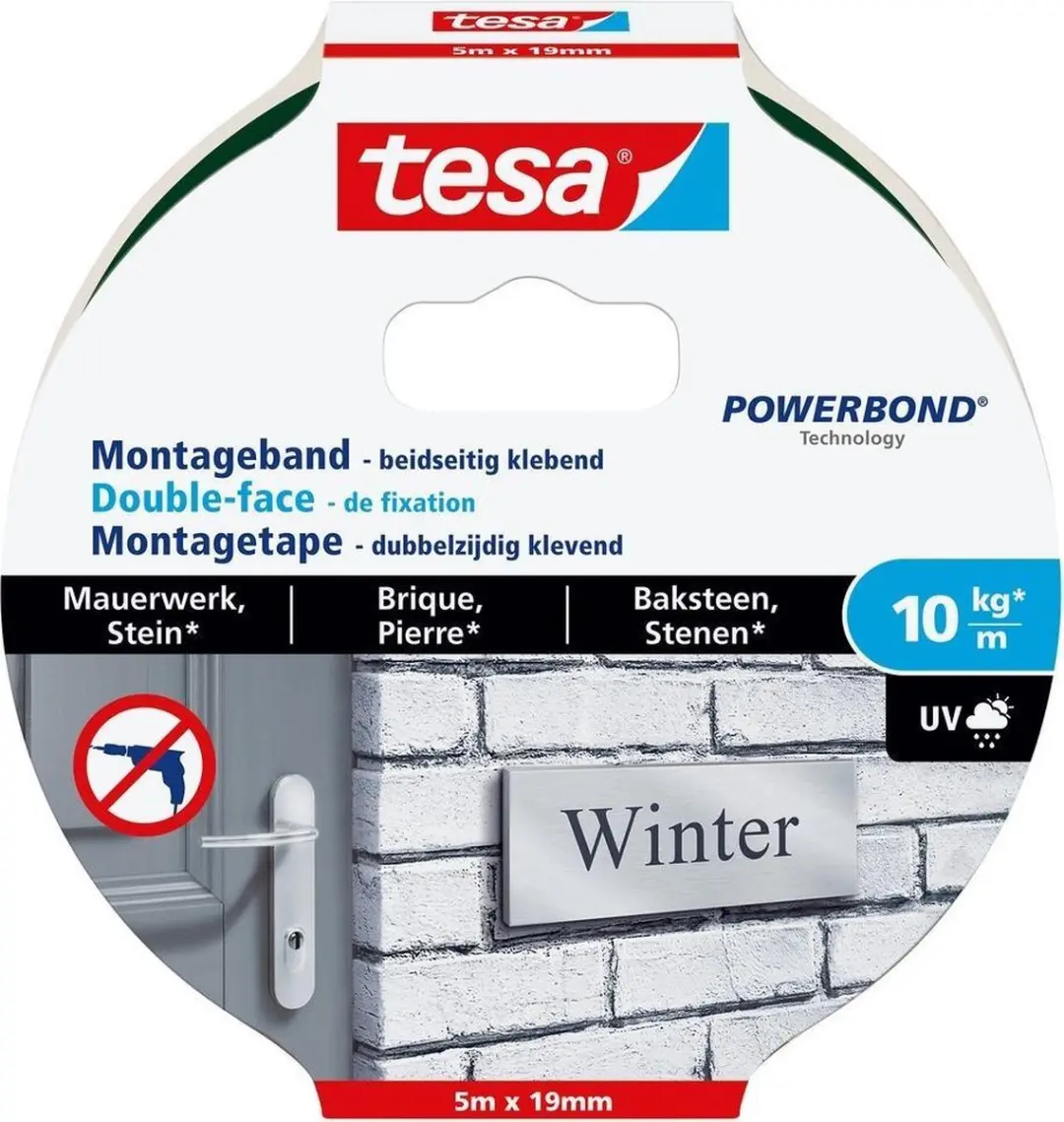 Tesa Brick & Stone 77749-00000 Montagetape Powerbond