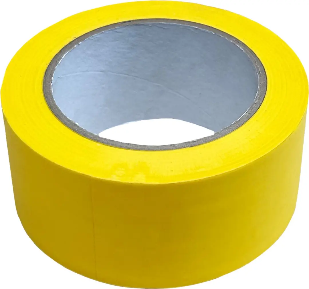 Kortpack Vloermarkeringstape Geel 50mm x 33m
