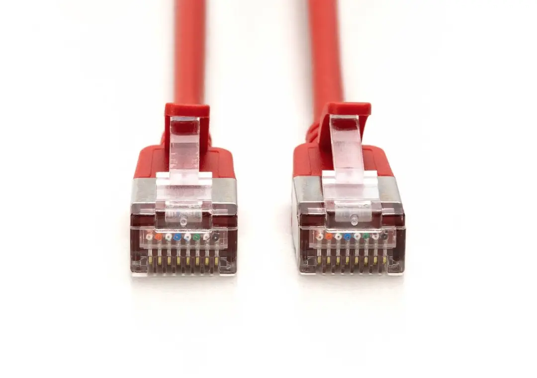 Digitus DK-1632-A-010S-R Netwerkkabel Cat6a Rood 1m