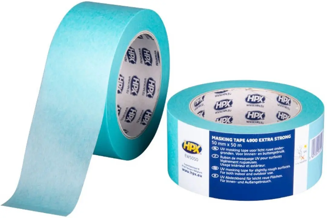 HPX Masking 4900 Extra Strong - Lichtblauw 50mm x 50m