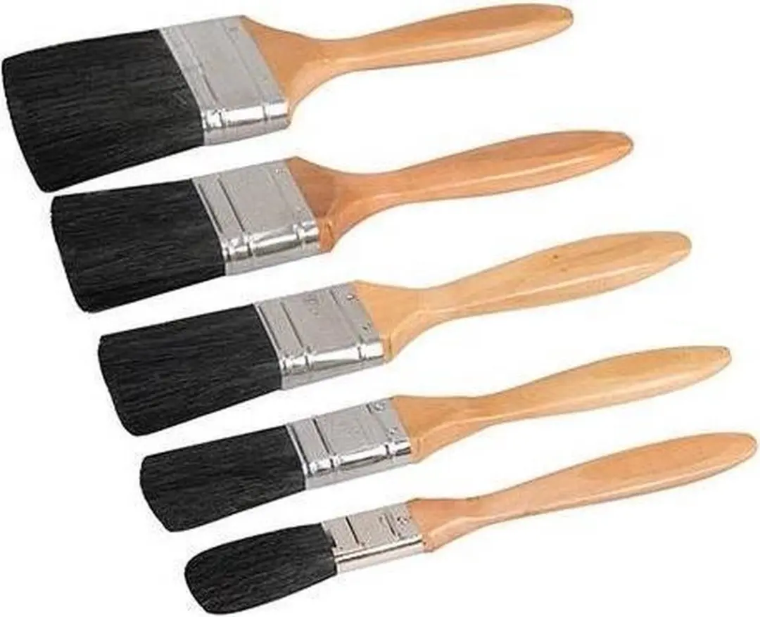 Silverline Schilderskwasten Set 3-delig 25/40/50mm - Zwart