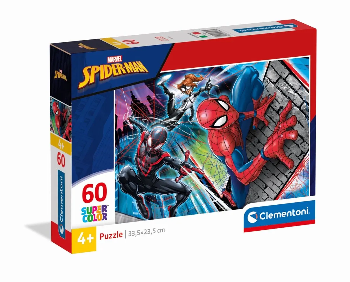 Clementoni Spider-Man Puzzel 60 Stukjes - Multicolor - afbeelding 6 van 6
