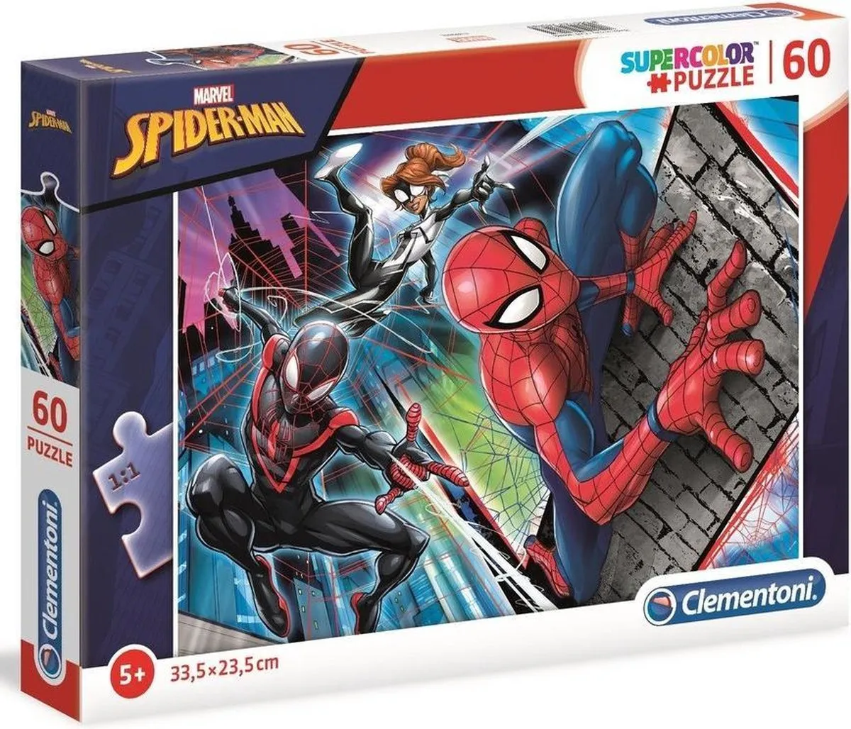 Clementoni Spider-Man Puzzel 60 Stukjes
