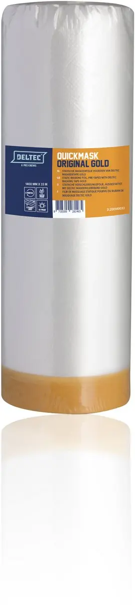 Deltec Quickmask Gold Afdekfolie 550mm x 33m