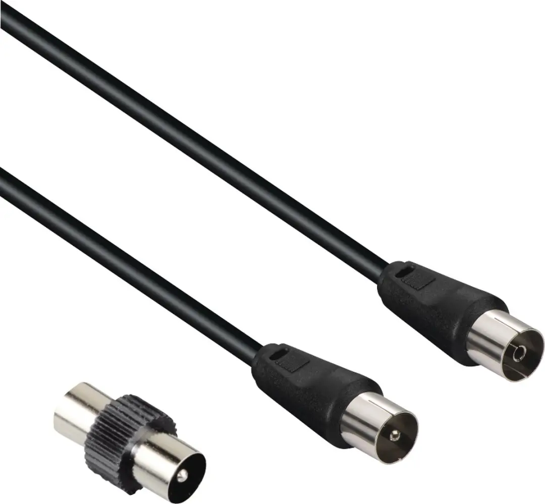 Hama 00205308 coax-kabel 3 m Coaxiaal Zwart