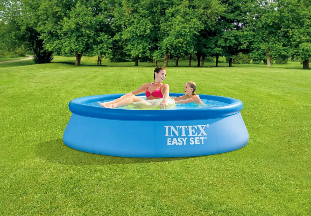 Intex Easy Set Opblaasbaar Zwembad 244x61cm - Blauw - afbeelding 4 van 6