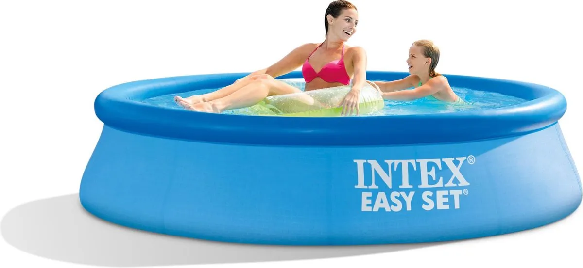 Intex Easy Set Opblaasbaar Zwembad 244x61cm - Blauw - afbeelding 3 van 6