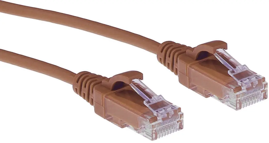 ACT Bruine LSZH CAT6 Patchkabel 7m