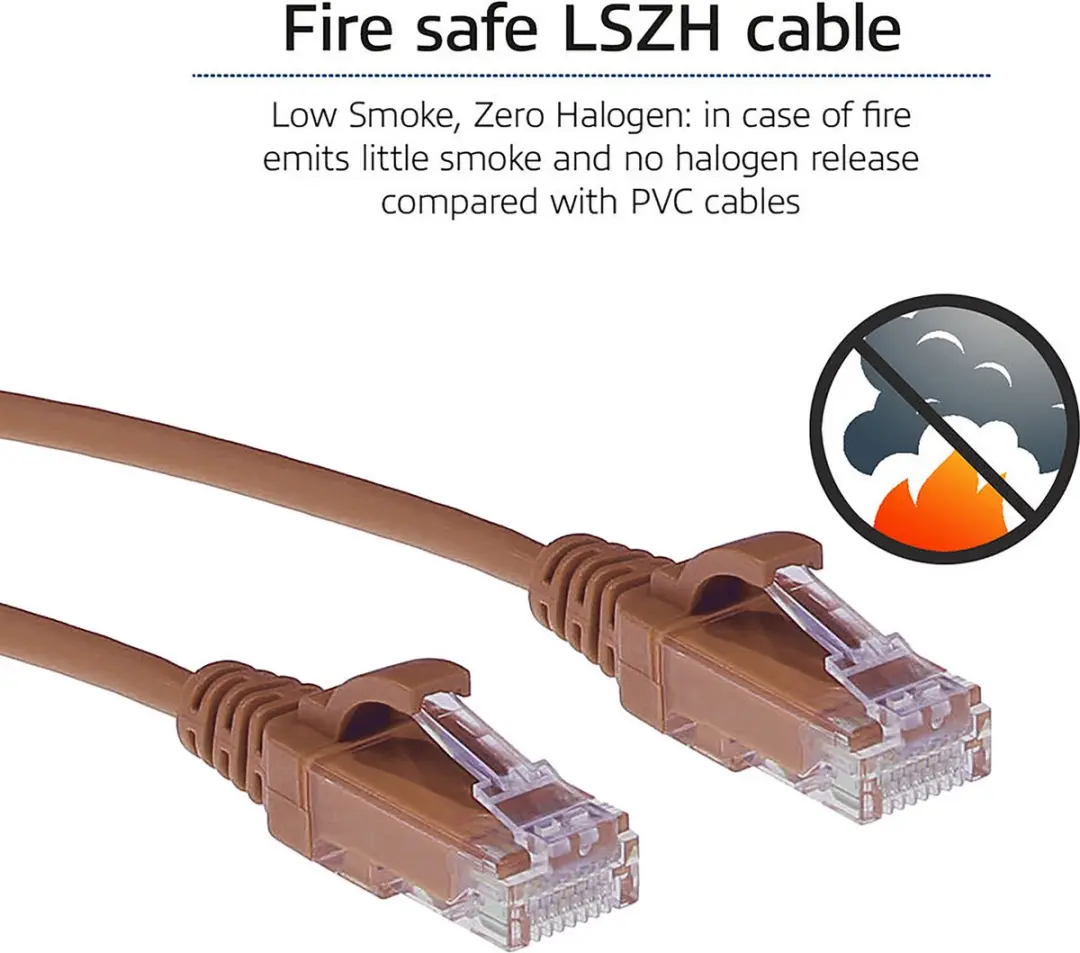 ACT Bruine LSZH CAT6 Patchkabel 7m - DC9207