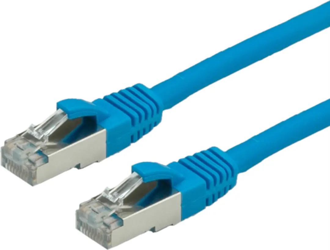 VALUE Patchkabel Cat.6 (Class E) S/FTP (PiMF), LS0H, blauw, 2 m