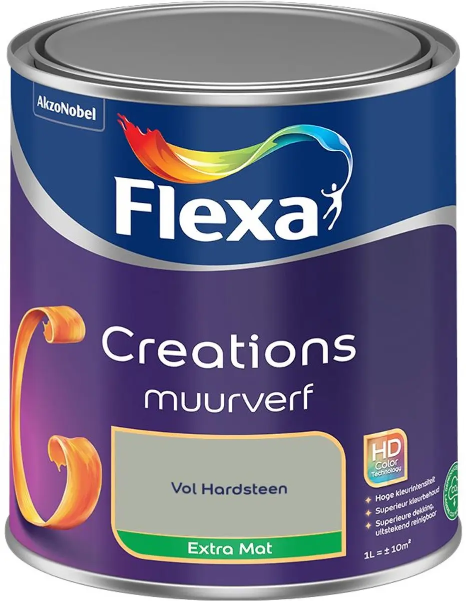 Flexa Creations Muurverf Extra Mat Vol Hardsteen 1L