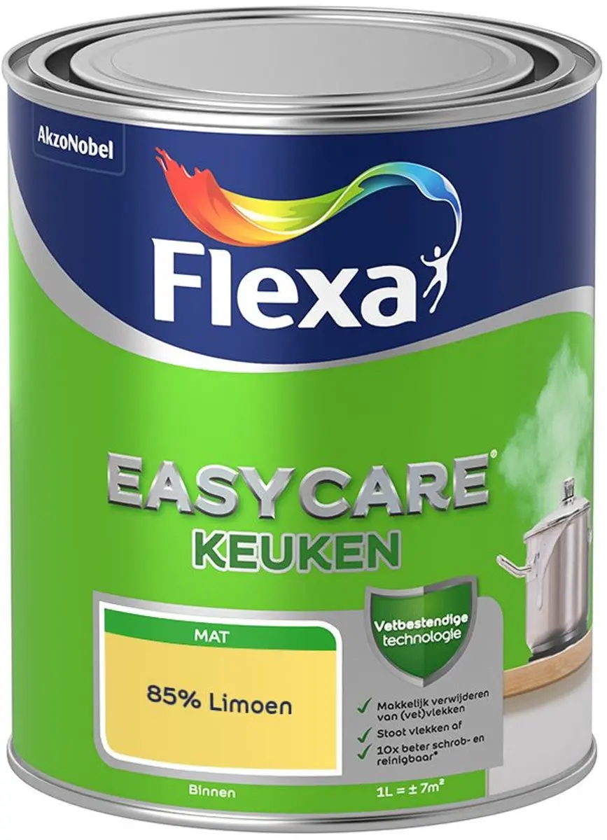 Flexa Easycare Keuken Mengverf 85% Limoen - 1L
