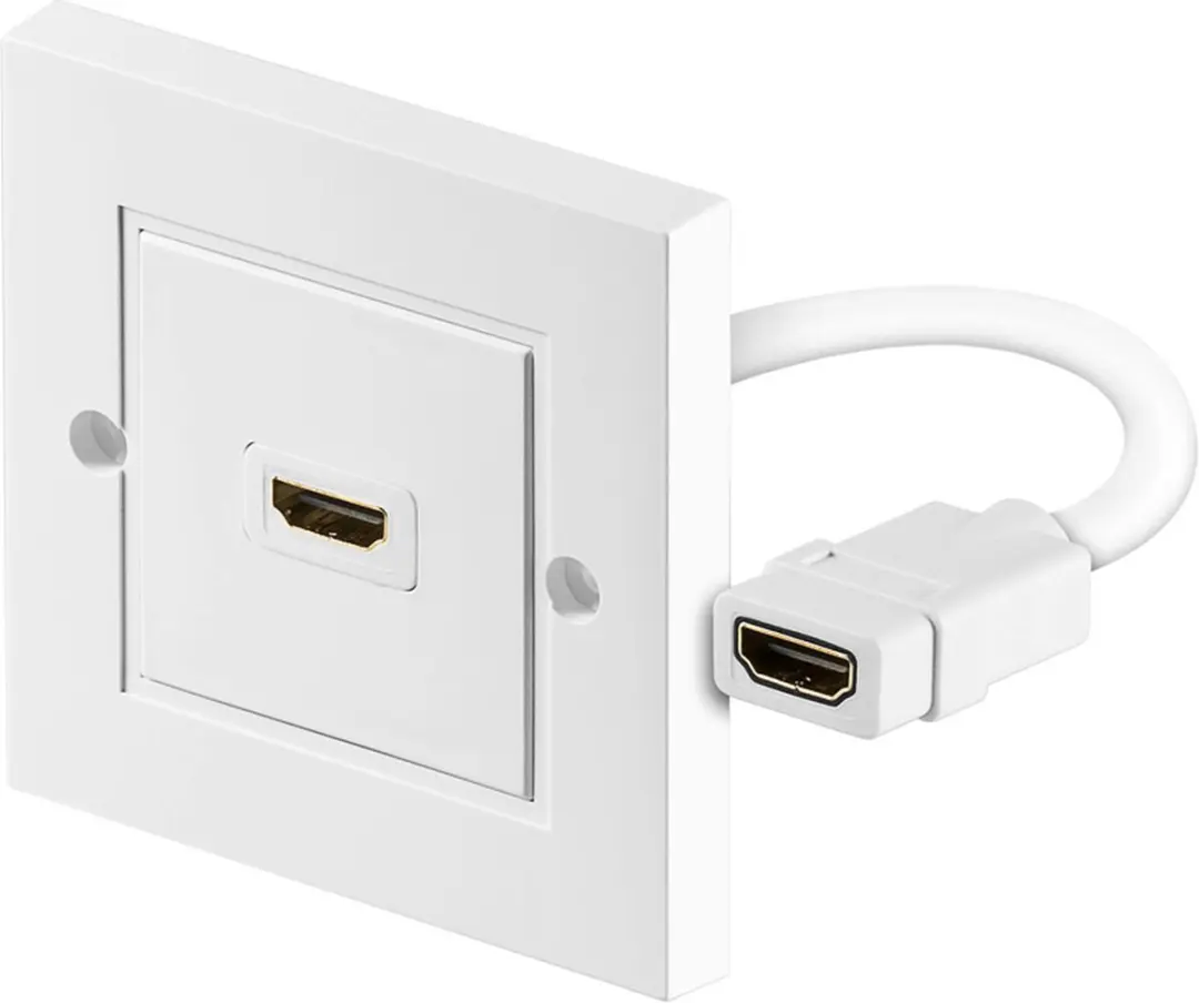 Goobay HDMI Inbouw Wandcontactdoos 2.0 4K 60Hz