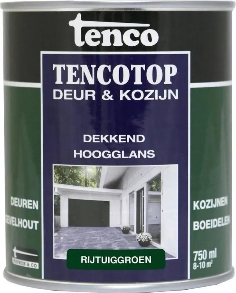 Tenco Tencotop Deur & Kozijnverf Rijtuiggroen 750ml