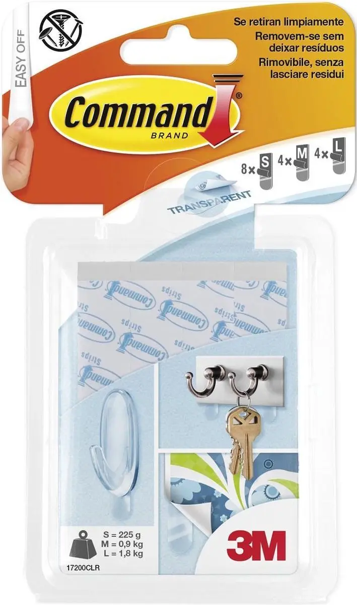 3M Command Strips 16 Stuks
