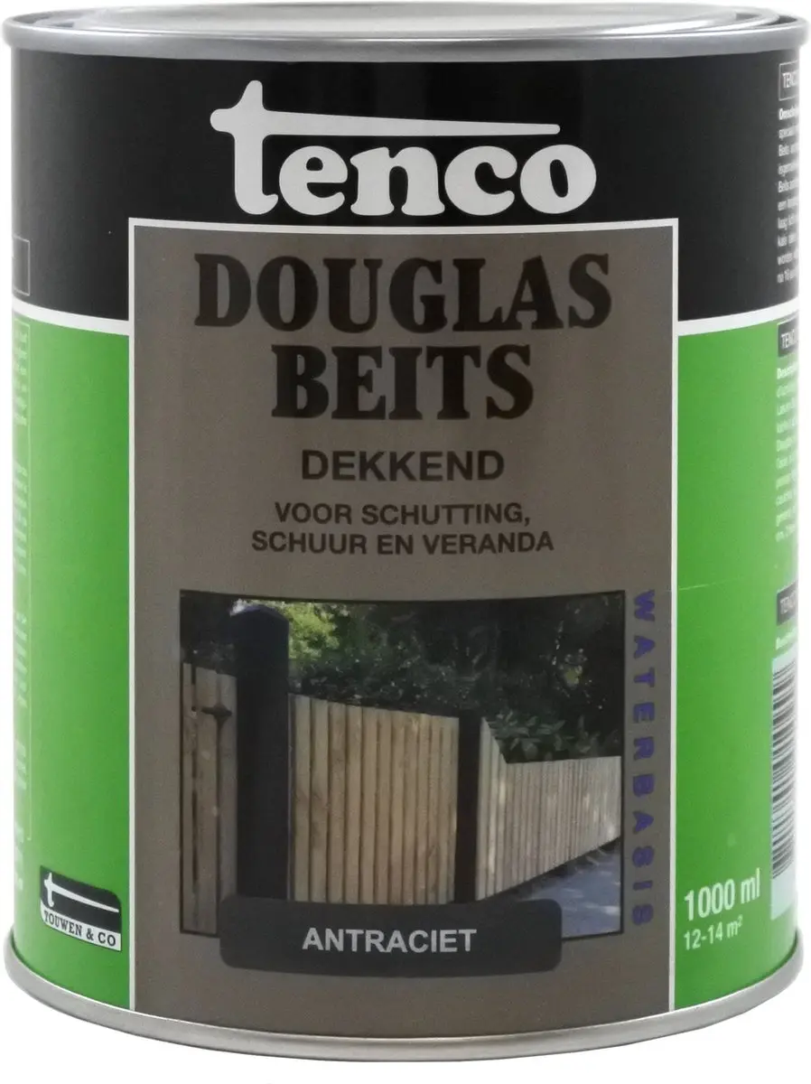 Tenco Douglasbeits Antraciet 1L
