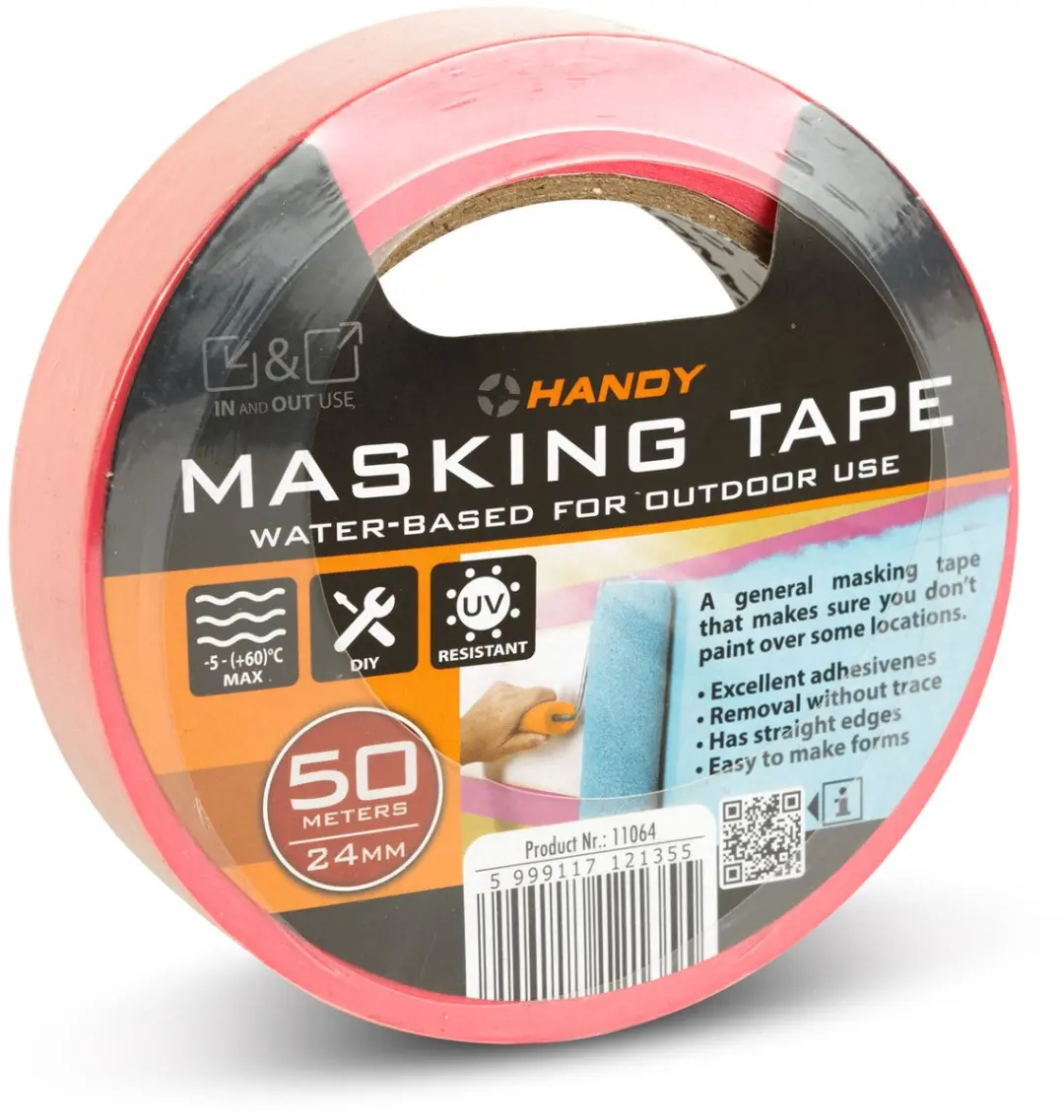 Handy Roze Afplaktape 50m x 24mm