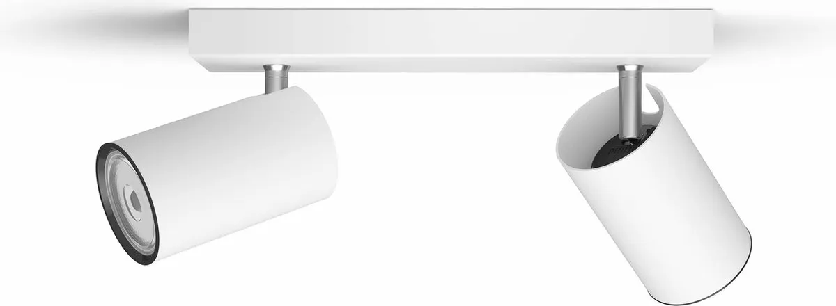 Philips Hue Kosipo Opbouwspot - 2x GU10 Warmwit - Incl. Dimmer Switch