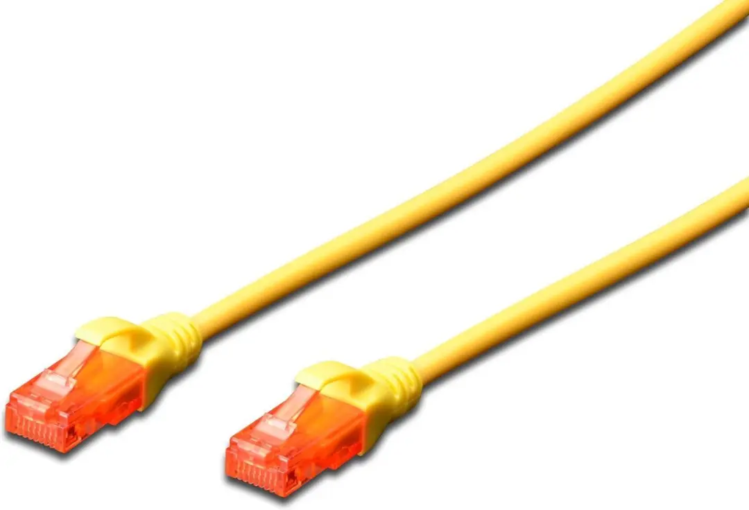 Digitus DK-1617-005/Y RJ45 Netwerkkabel CAT 6 Geel - 0,5m
