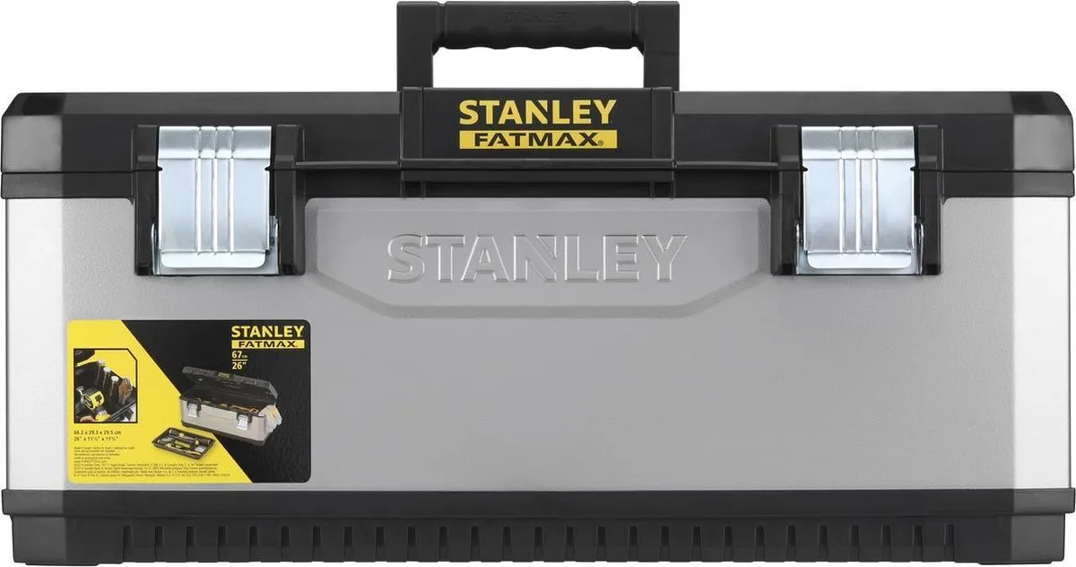 Stanley Galva Gereedschapskoffer 26" - 2-delig - Zwart