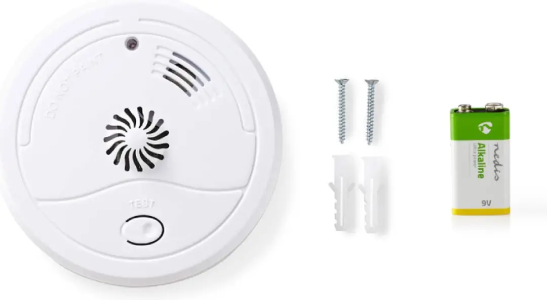 Nedis Hittemelder Wit - 1 Jaar batterij - 85 dB