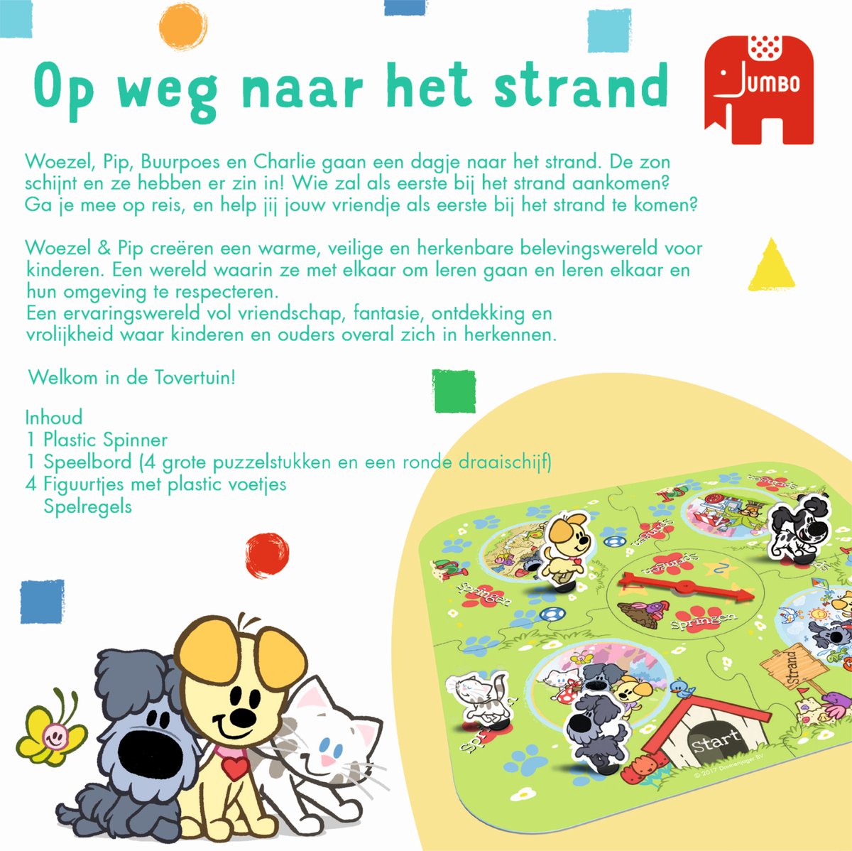 Woezel & Pip Op Weg Naar Het Strand Kaartspel Gelukspel