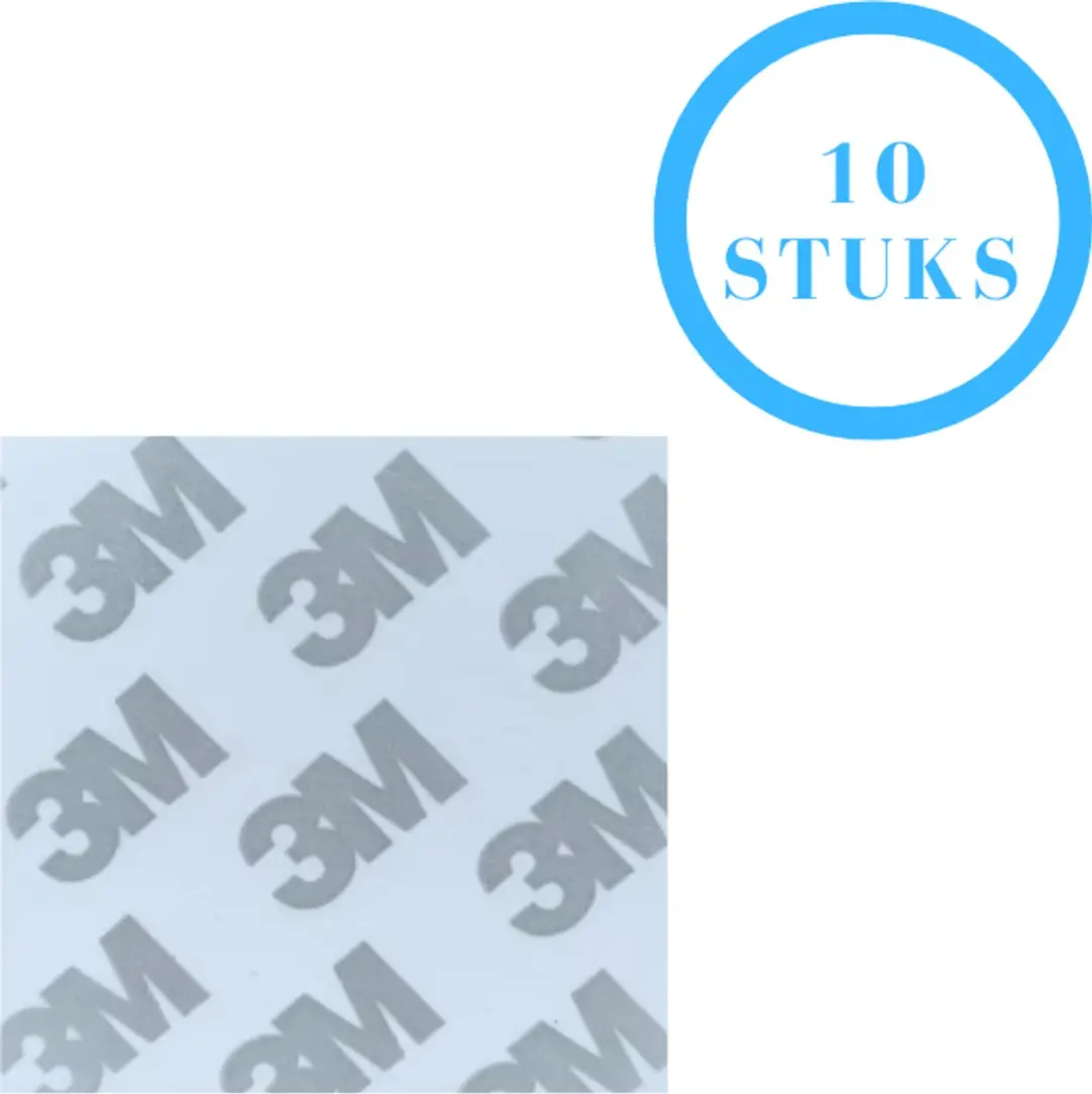 3M Plakstrips Vierkant Dubbelzijdig 5cm