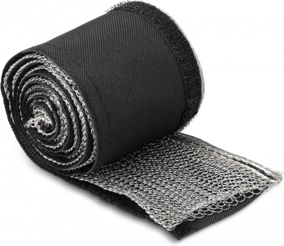 Delock EMI Afscherming Gevlochten Slang 1m x 16mm - Zwart