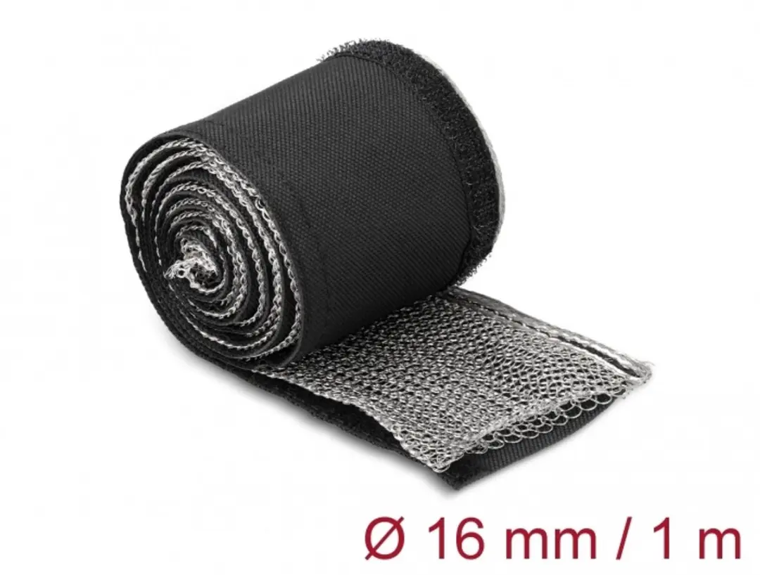 Delock EMI Afscherming Gevlochten Slang 1m x 16mm
