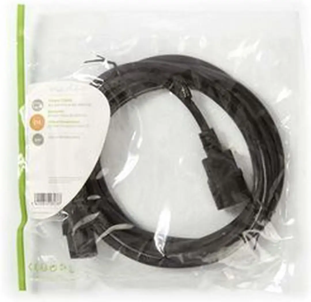 Nedis Stroomkabel CEGP10500BK30 IEC-C14/C13 - 3m - Zwart