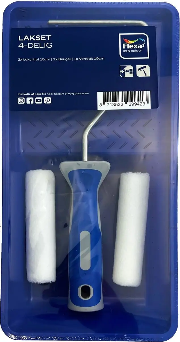 Flexa Lakset 4-Delig - Muurverf - 4 Stuks