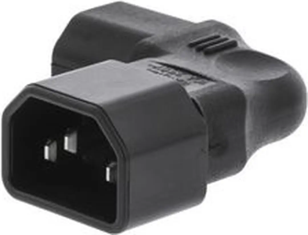 Nedis IEC-320-C13 Verlengstekker - Gehoekt - Zwart - afbeelding 6 van 6
