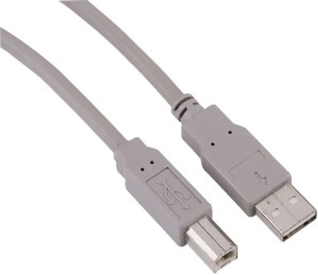 Hama 105402 USB-kabel USB 2.0 5 m USB A USB B Grijs