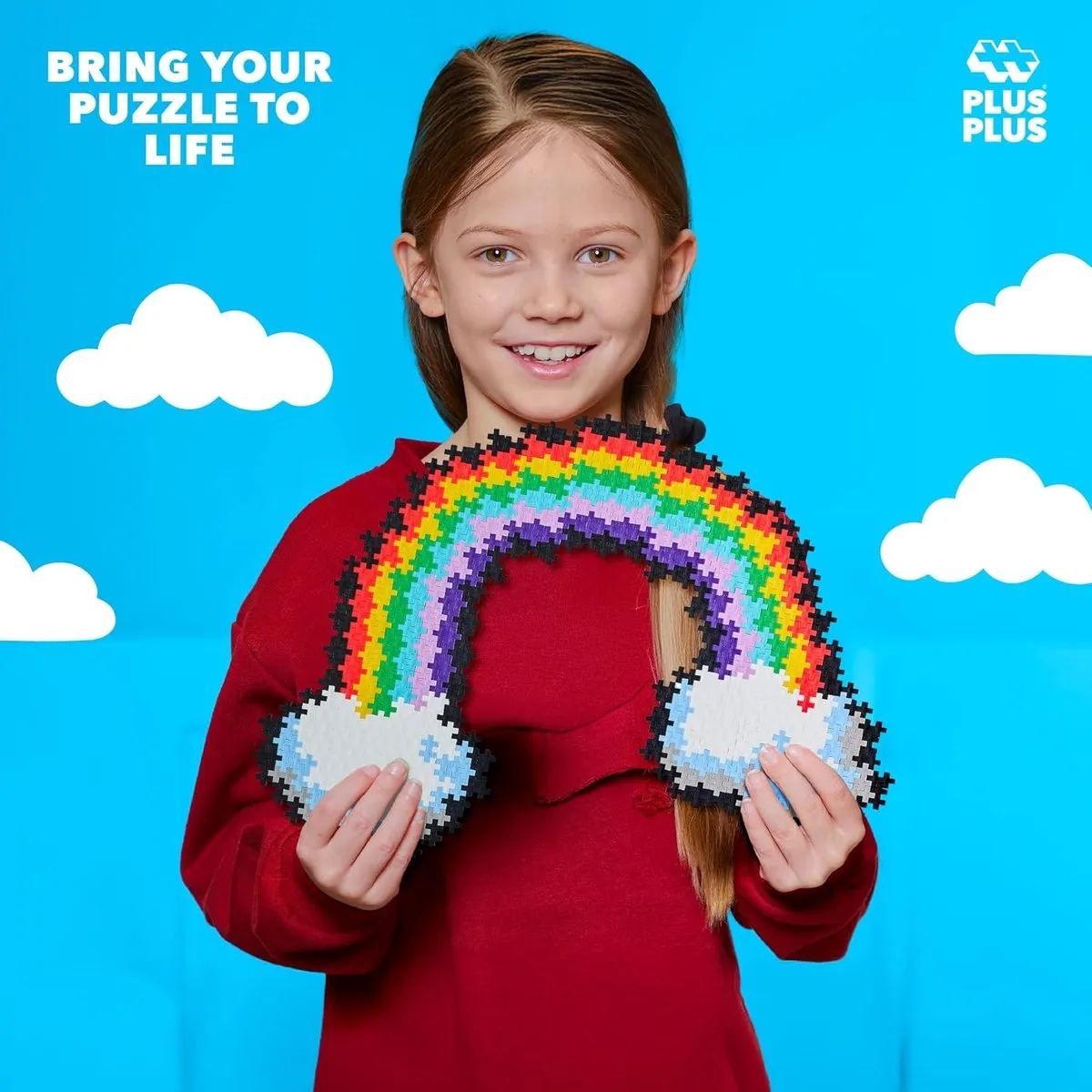 Plus-Plus Puzzle by Number Regenboog 500 Stuks - 3913