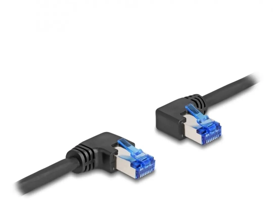 Delock SFTP CAT6a Netwerkkabel Haaks 0,5m
