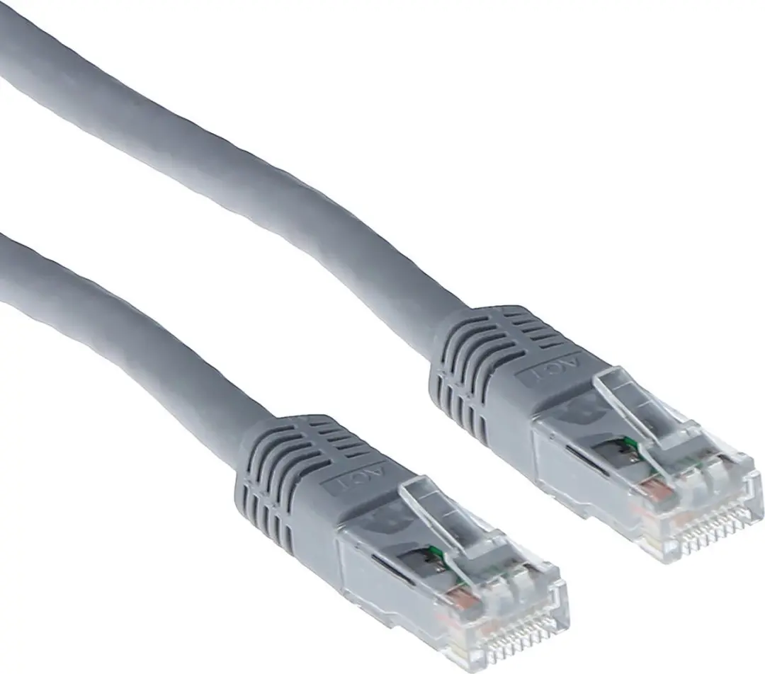 ACT Grijze U/UTP CAT5E Patchkabel 30m