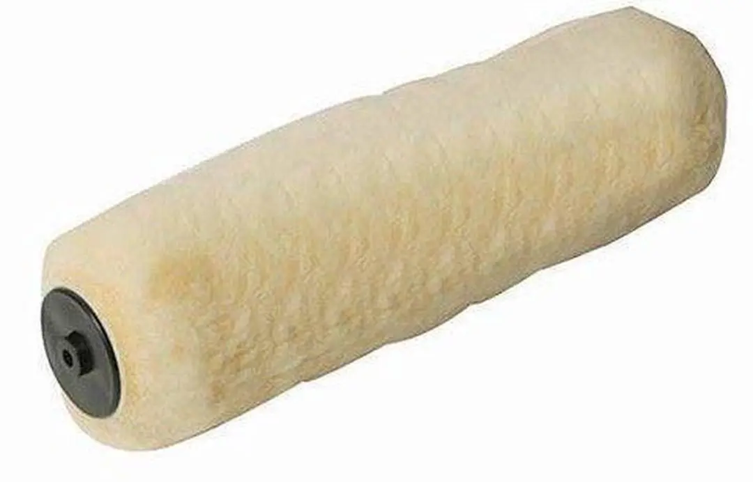 Silverline Verfroller Schapenvacht 300mm - Medium Pluis - Zwart