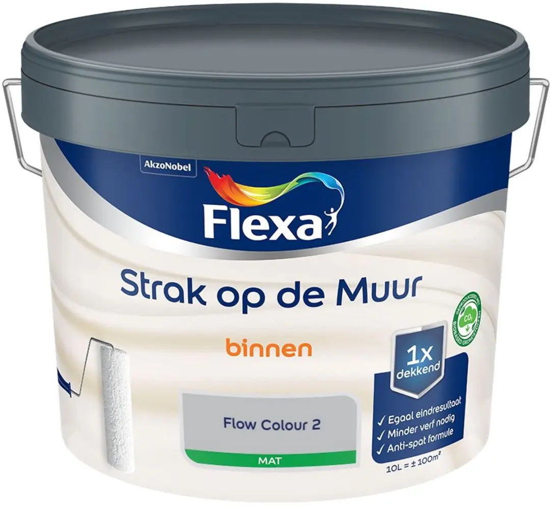 Flexa Strak Op De Muur Binnenmat Flow Colour 2 Mengverf 10L