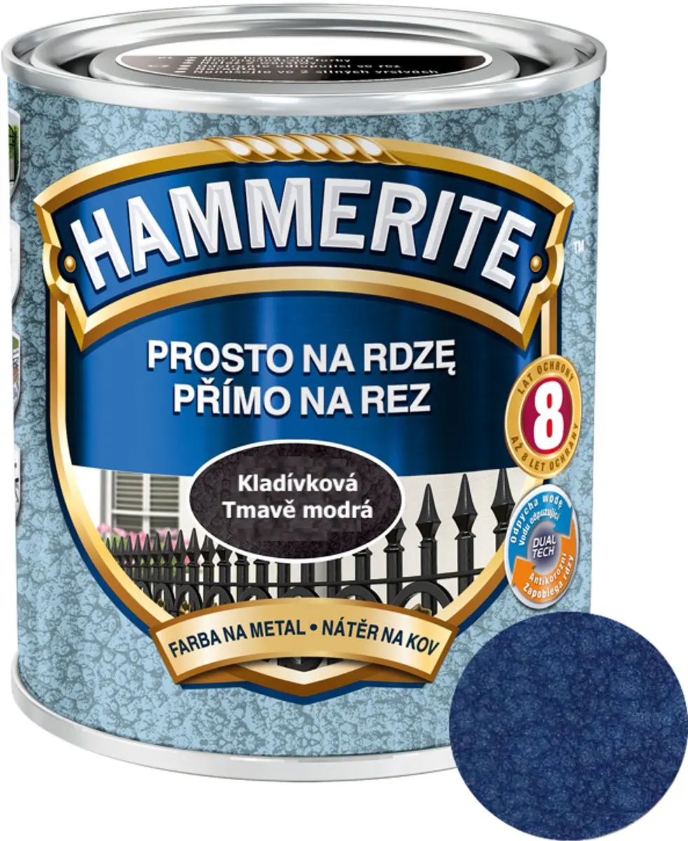 Hammerite Direct Op Roest Hamer 0,25L