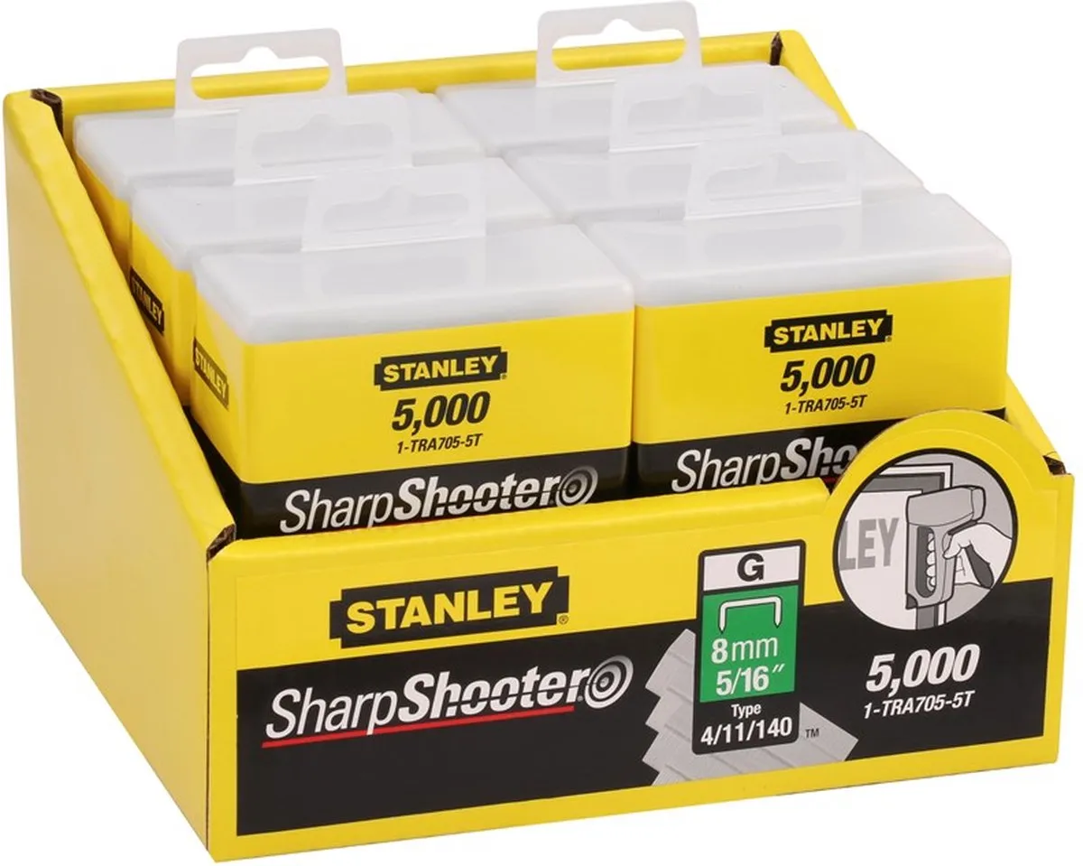 Stanley Nieten Type G 8mm - 5000 Stuks