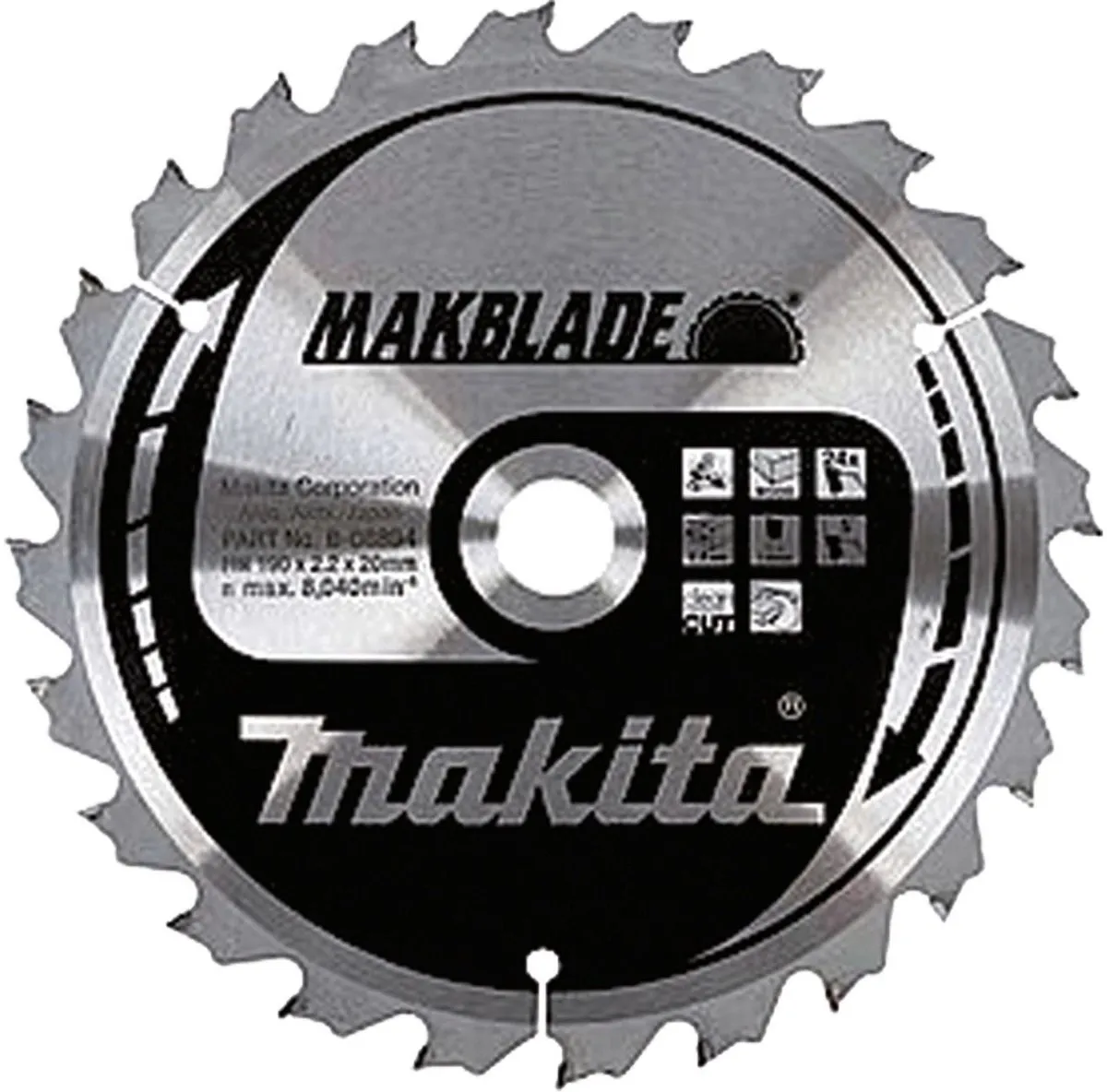 Makita B-32801 Afkortzaagblad Hout 260mm 60T - afbeelding 6 van 6