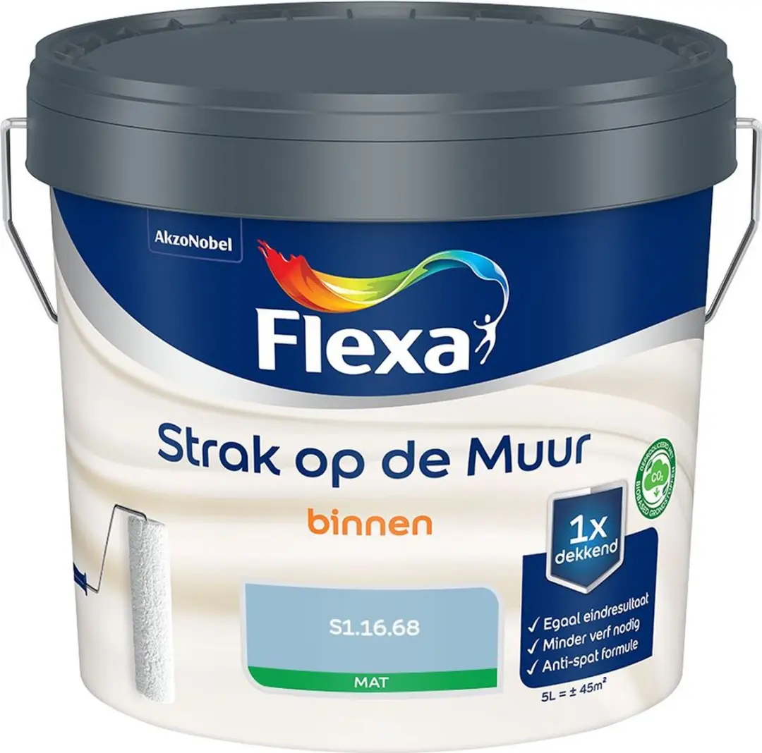 Flexa Strak Op De Muur Binnen Mat Mengverf 5L