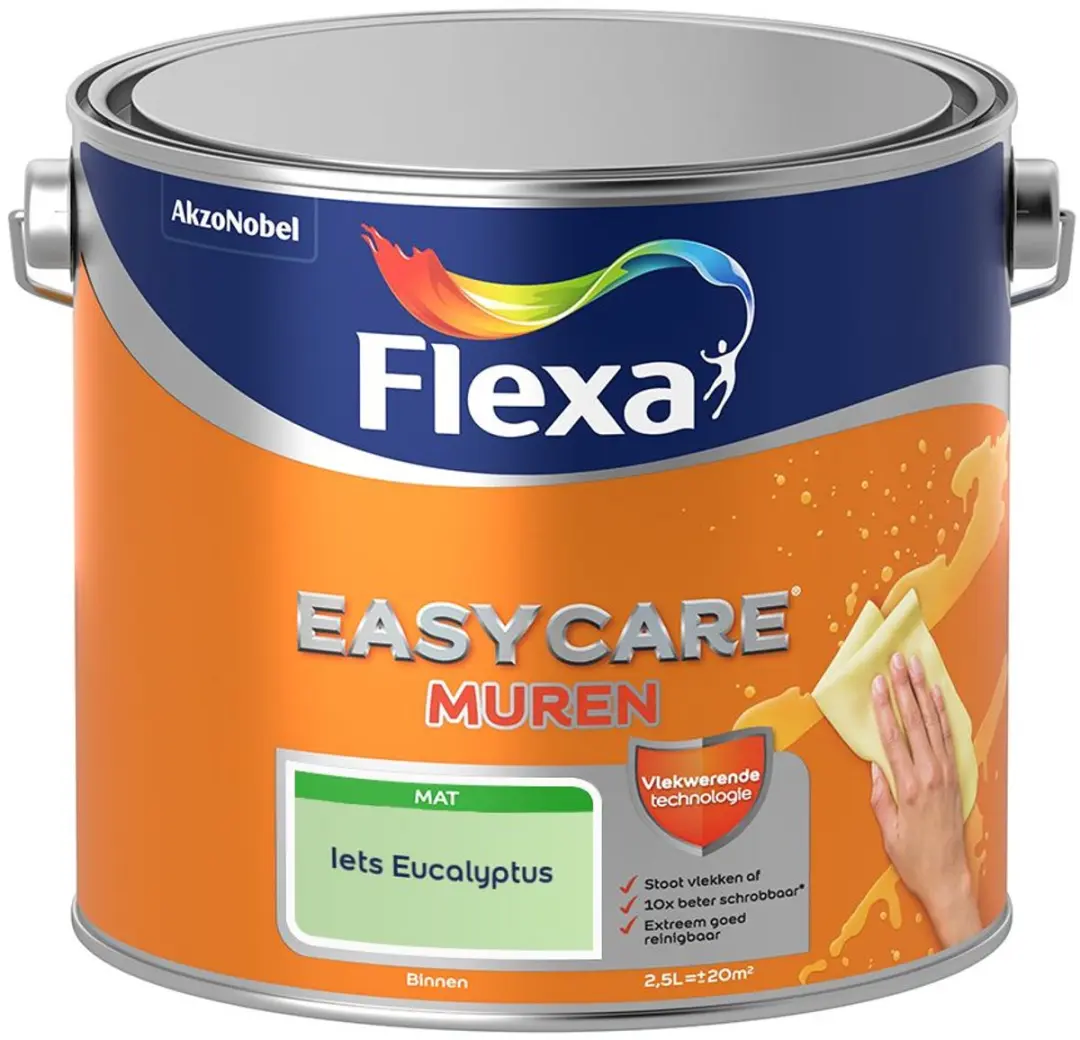 Flexa Easycare Muren Mengverf Iets Eucalyptus 2,5L