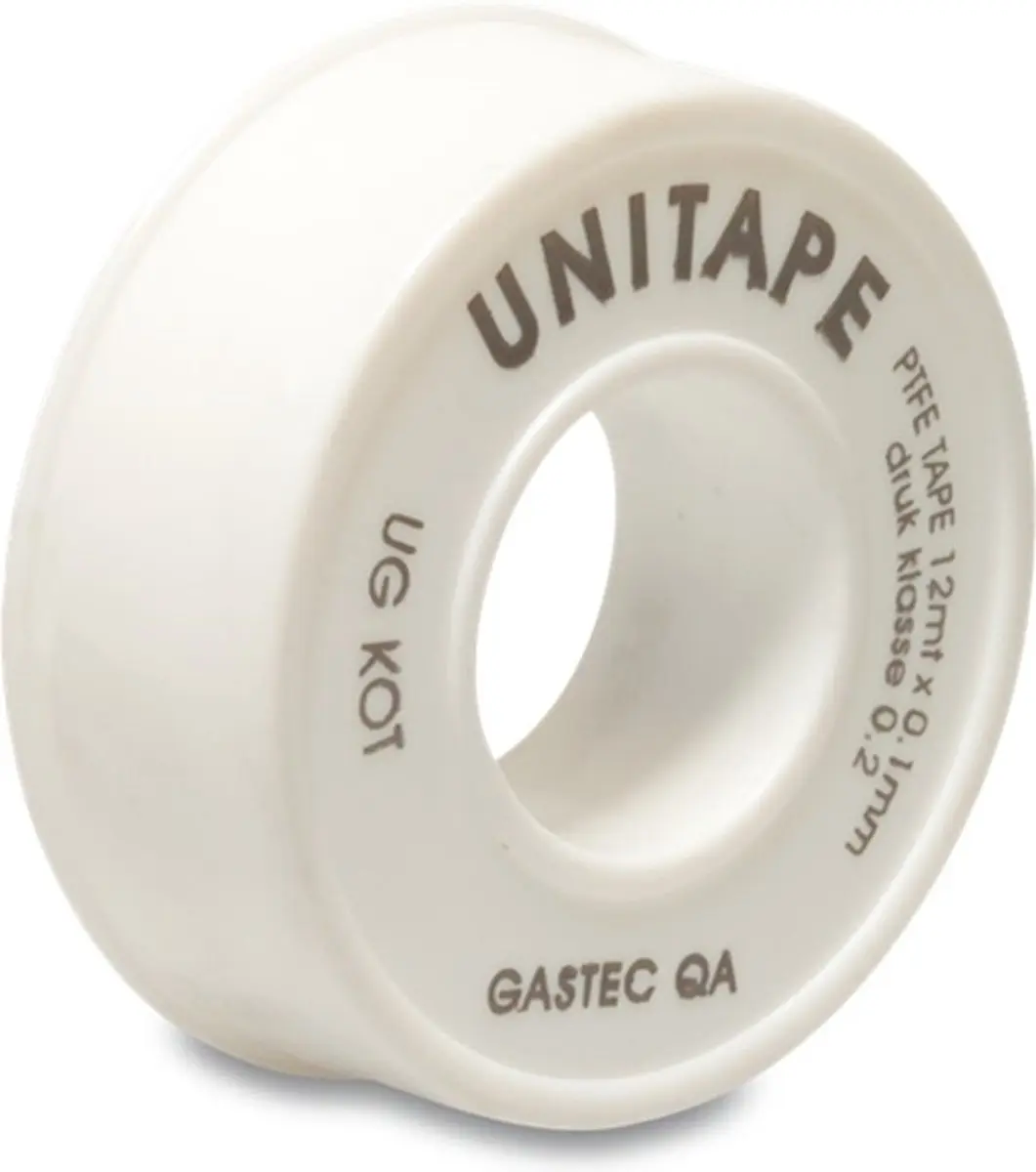 Griffon PTFE Afdichtingstape 12mm x 12m - Wit