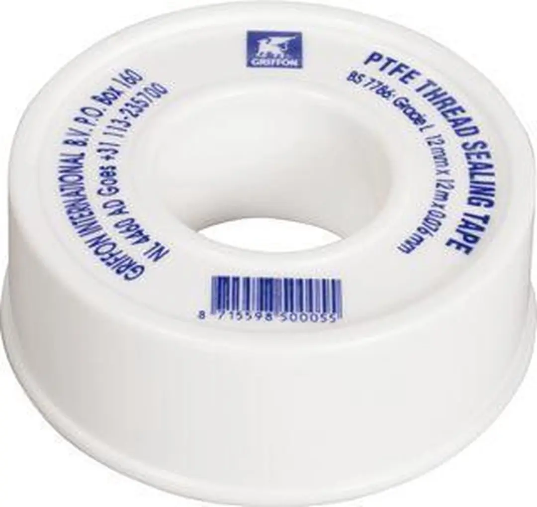 Griffon PTFE Afdichtingstape 12mm x 12m - Wit