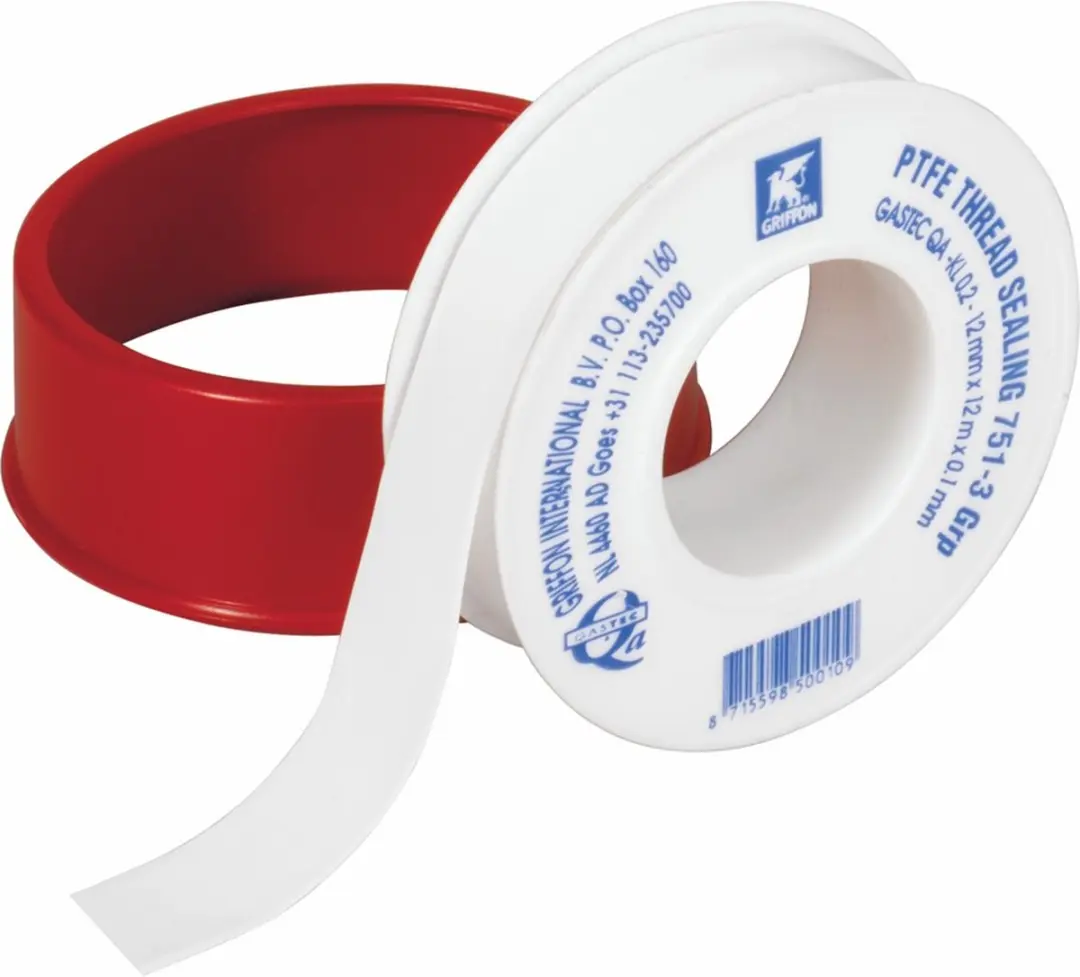 Griffon PTFE Afdichtingstape 12mm x 12m