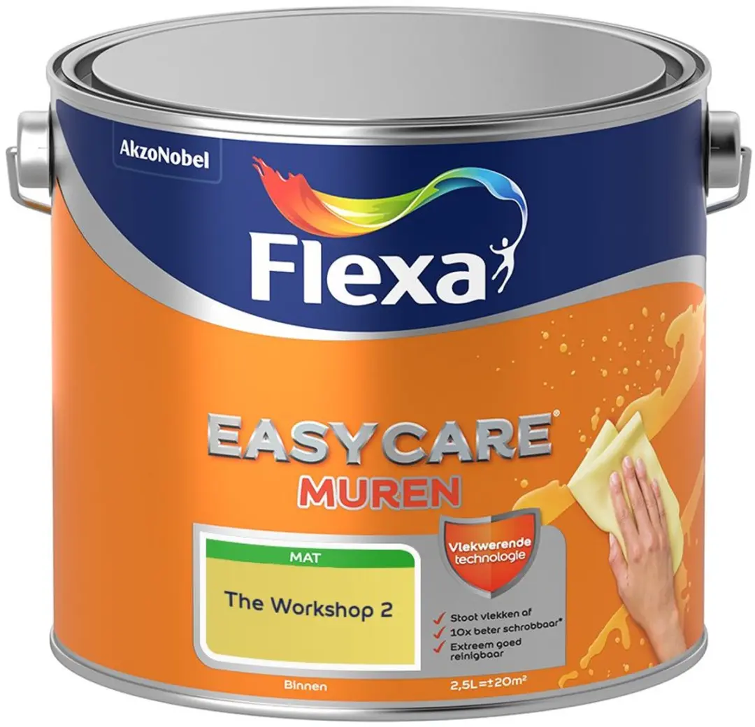 Flexa Easycare Muren The Workshop 2 Mengverf 2,5L